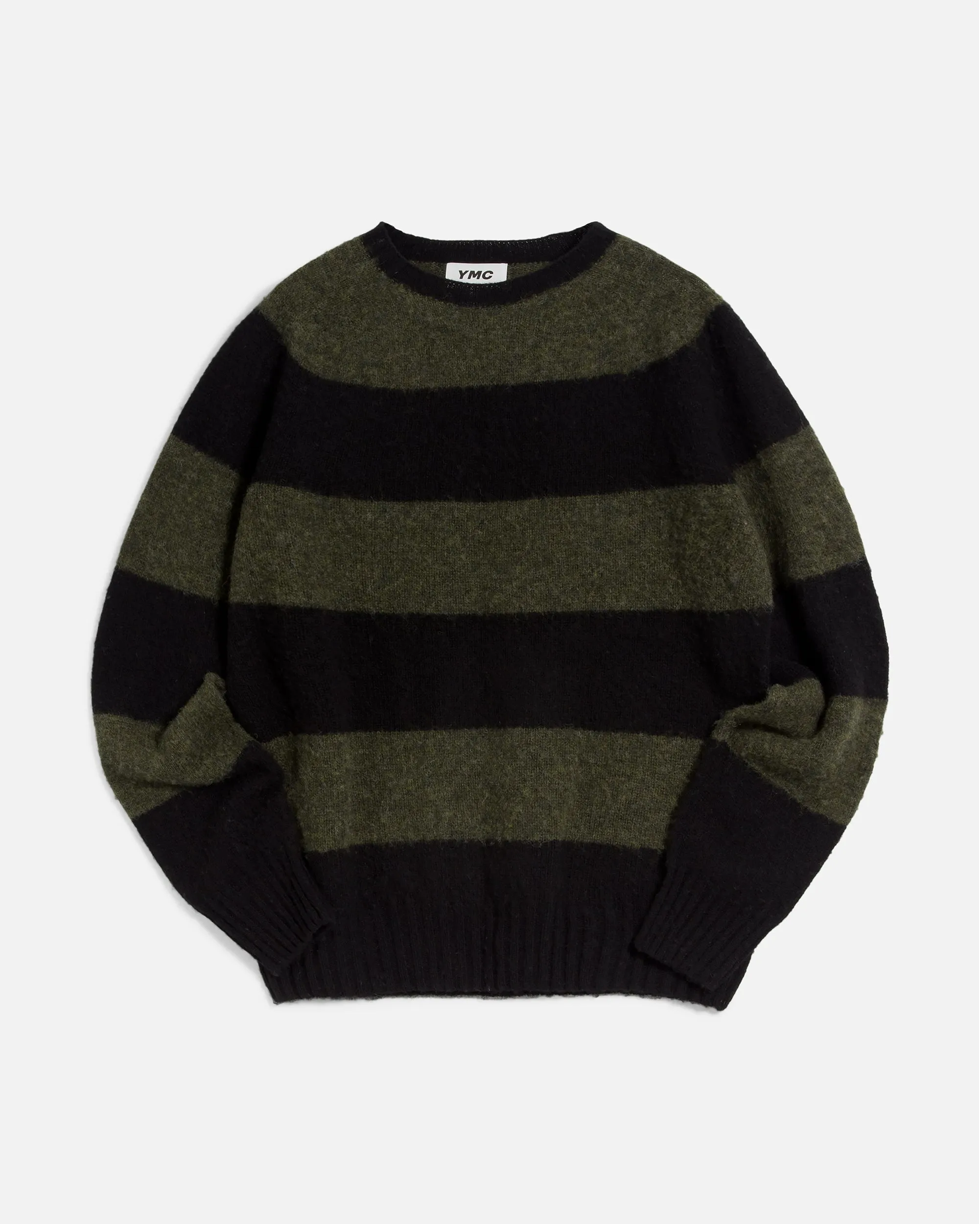 Suedehead Stripe Jumper sold by YMC