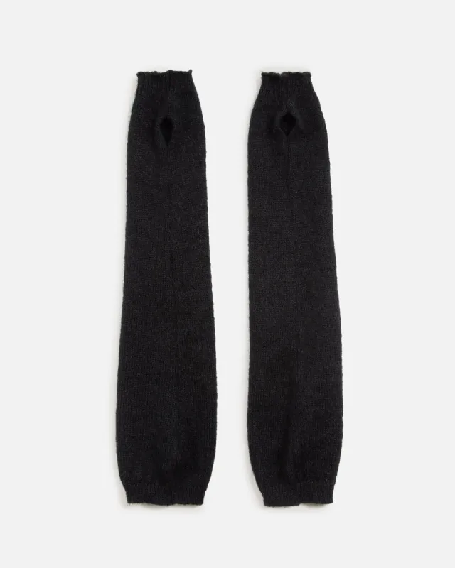 Mohair Fingerless Gloves sold by YMC