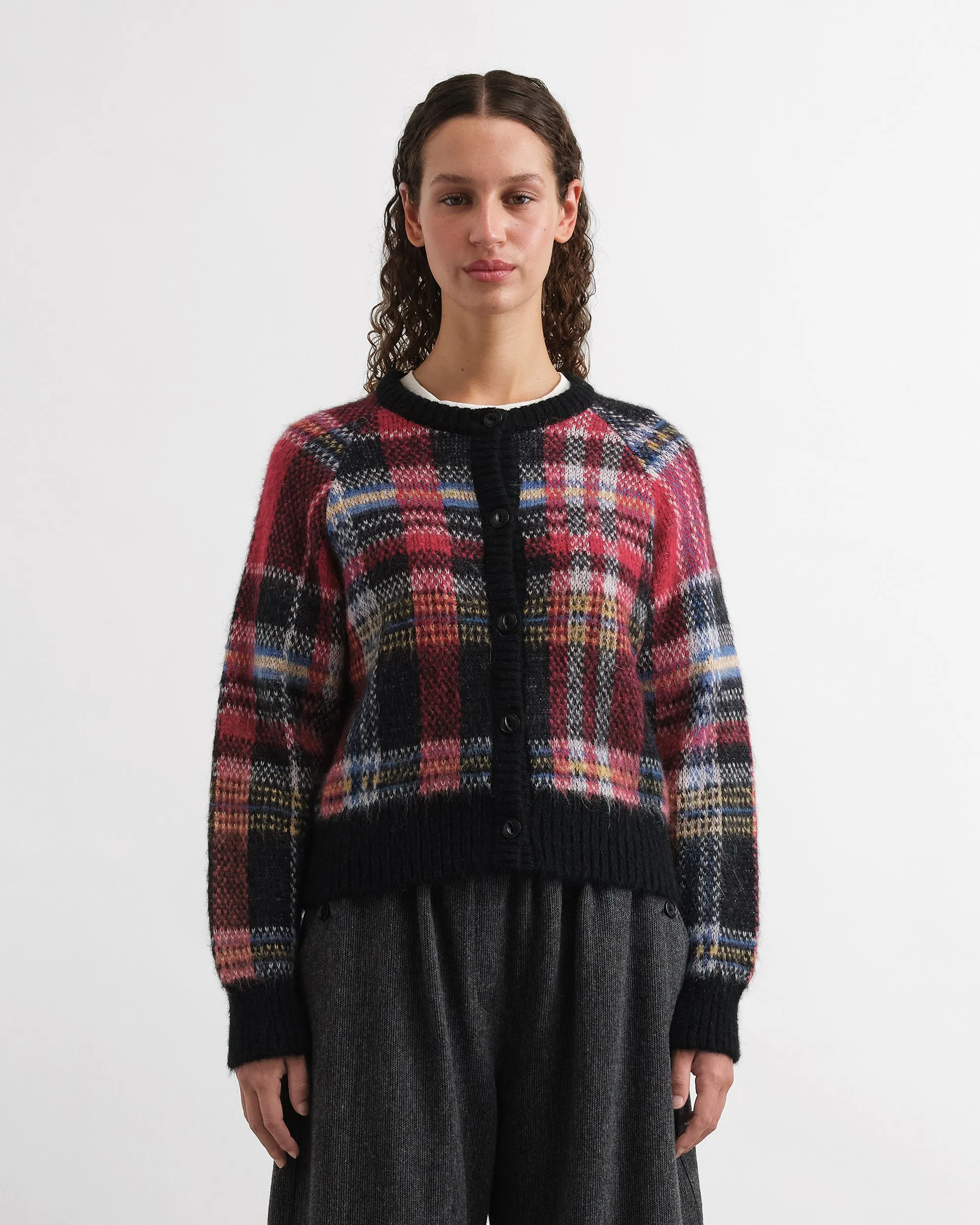 Foxtail Tartan Cardigan sold by YMC product image thumbnail 2