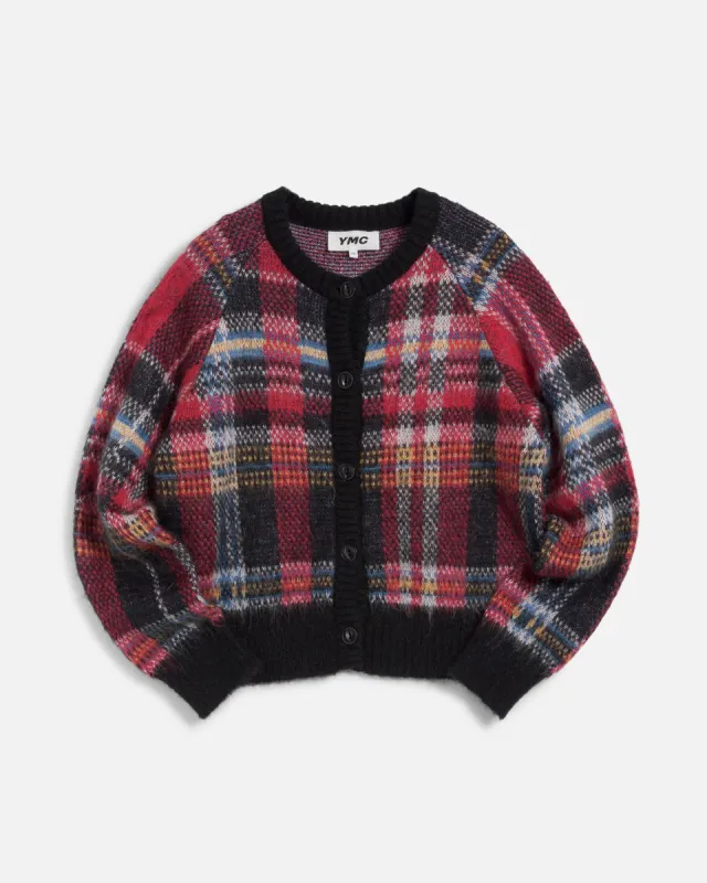 Foxtail Tartan Cardigan sold by YMC