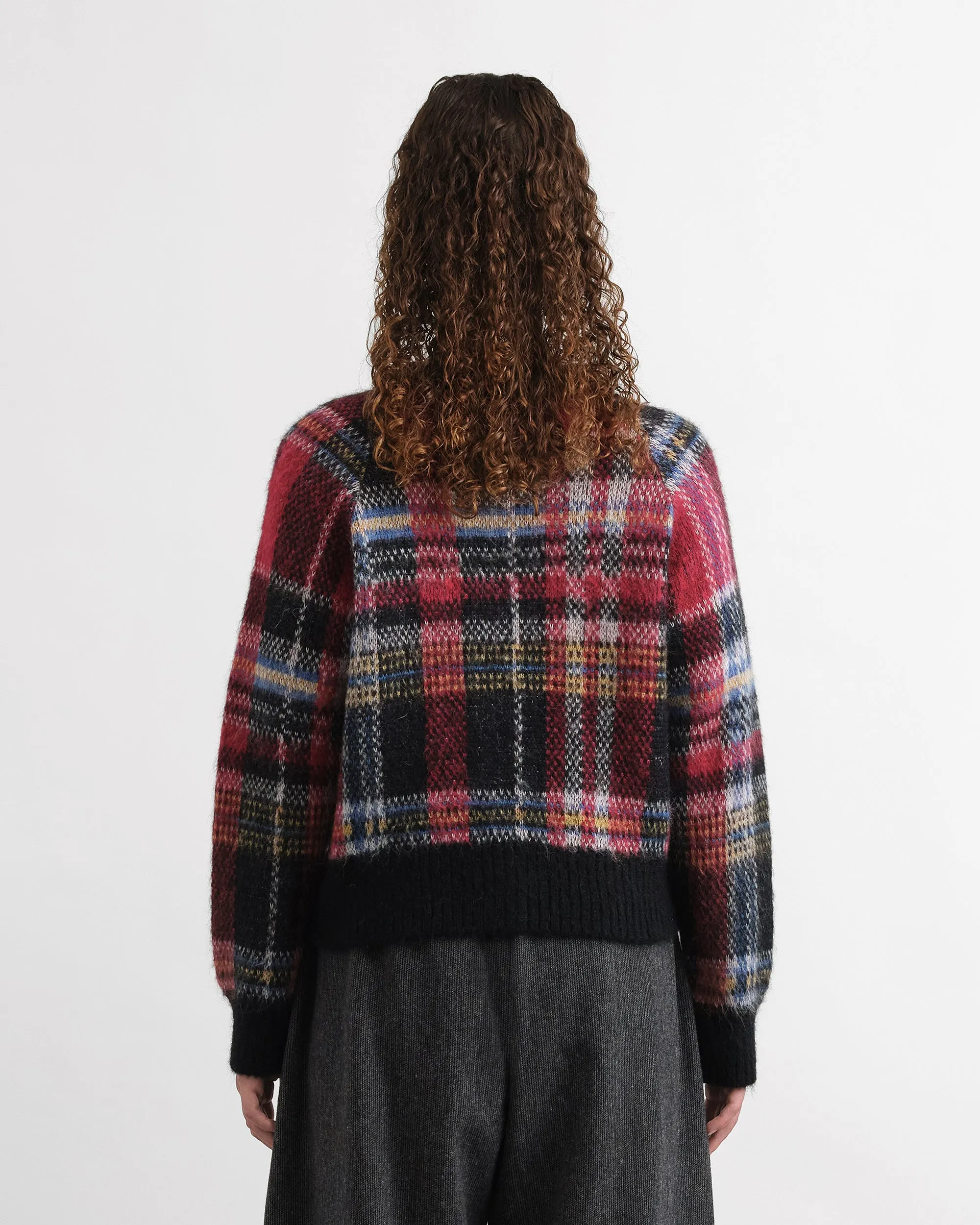 Foxtail Tartan Cardigan sold by YMC product image thumbnail 4