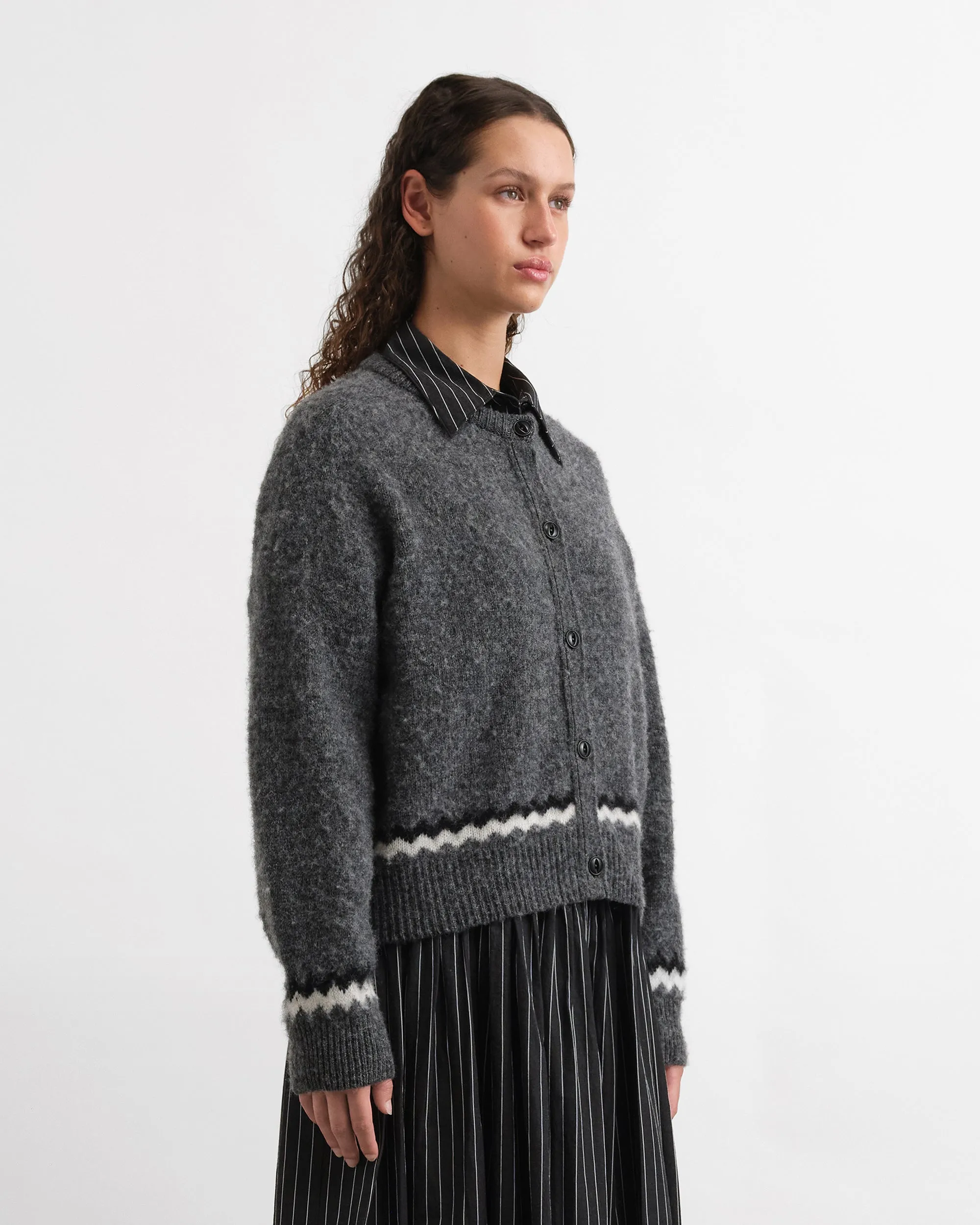 Atomic Zig Zag Cardigan sold by YMC product image thumbnail 4