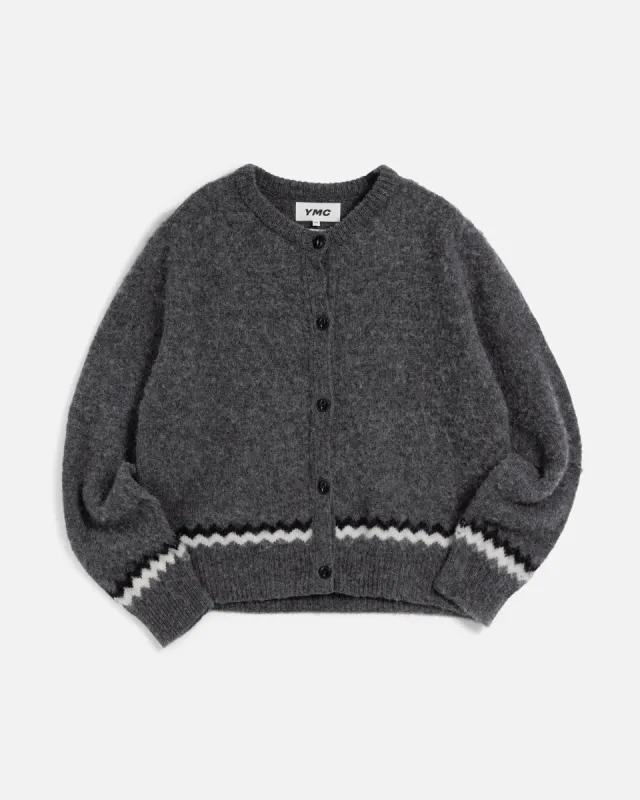 Atomic Zig Zag Cardigan sold by YMC