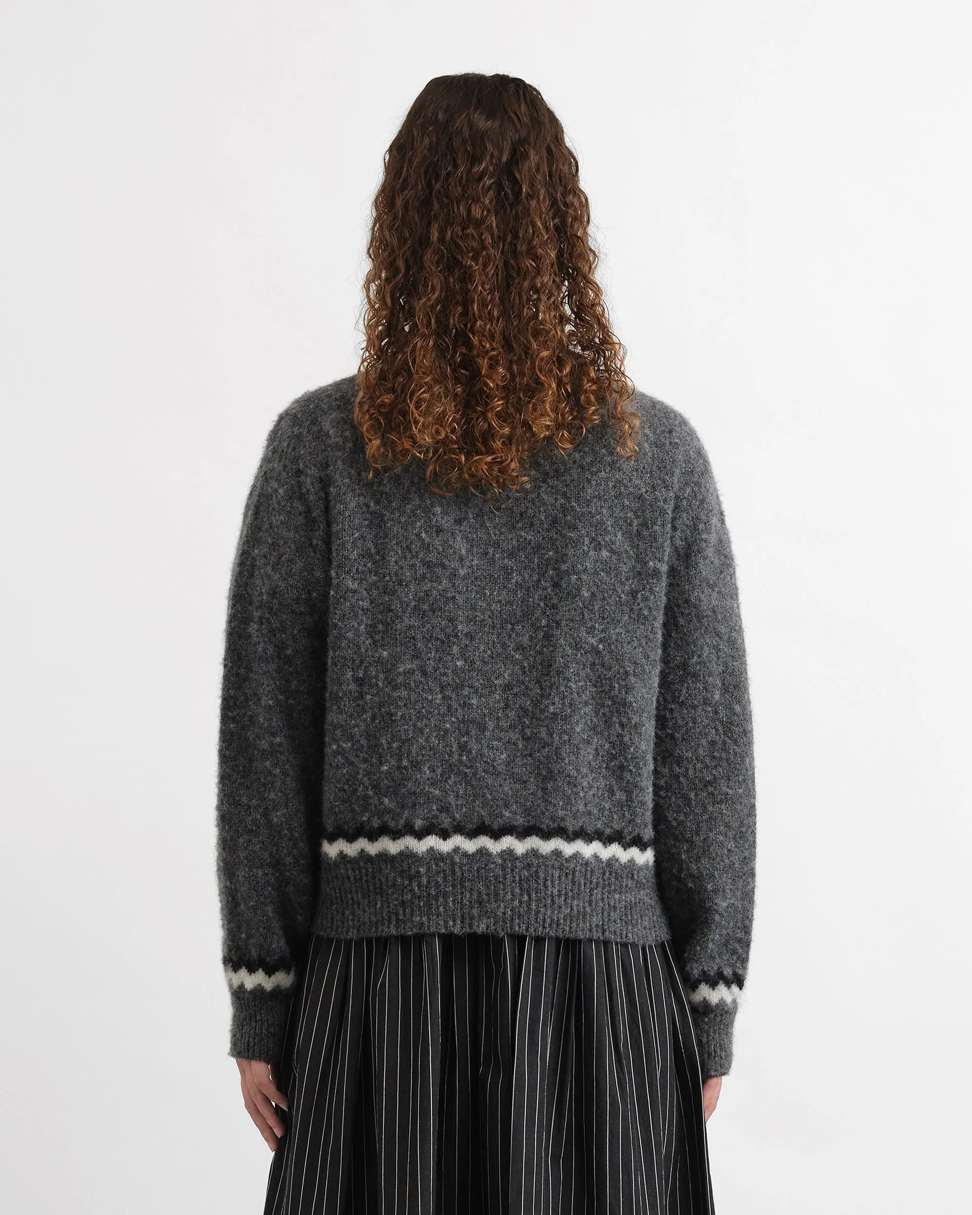 Atomic Zig Zag Cardigan sold by YMC product image thumbnail 5