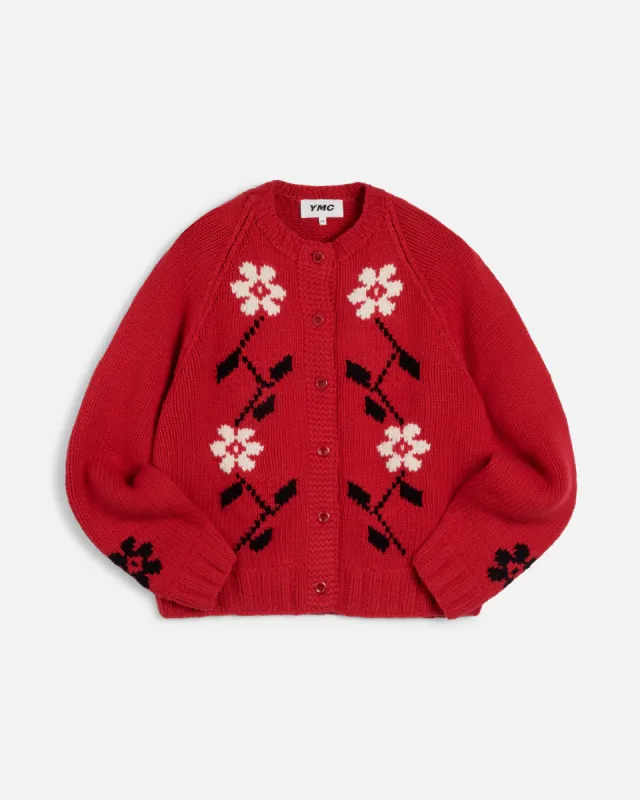 Atomic Flower Cardigan sold by YMC