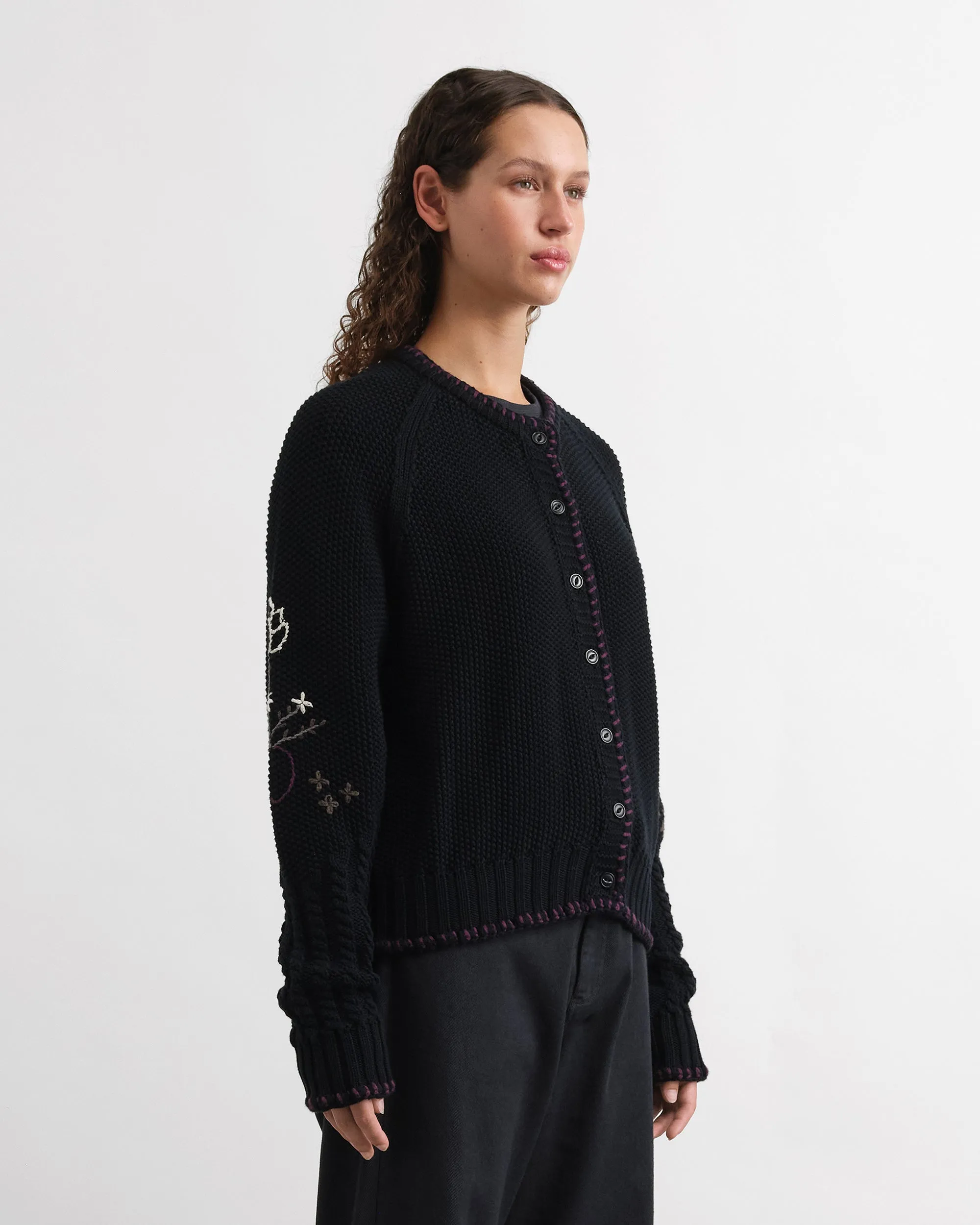Lotus Cardigan sold by YMC product image thumbnail 3