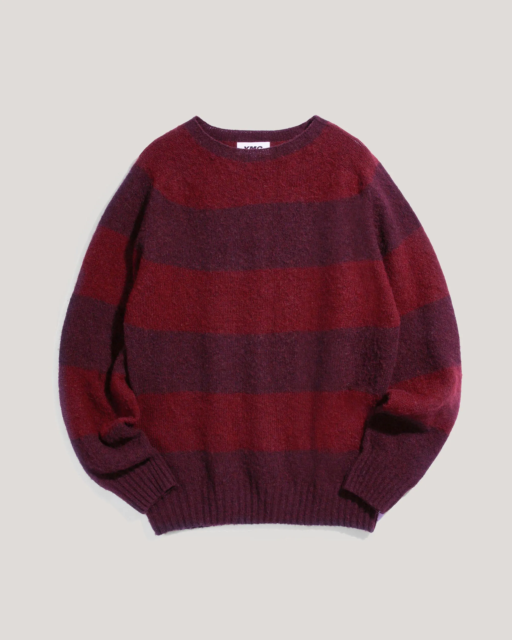 Suedehead Stripe Jumper sold by YMC