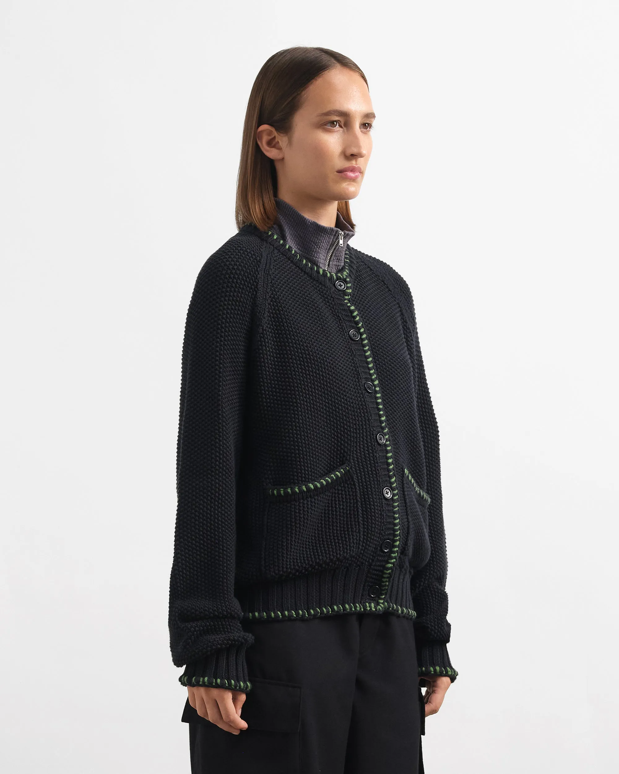 Lotus Cardigan sold by YMC product image thumbnail 4