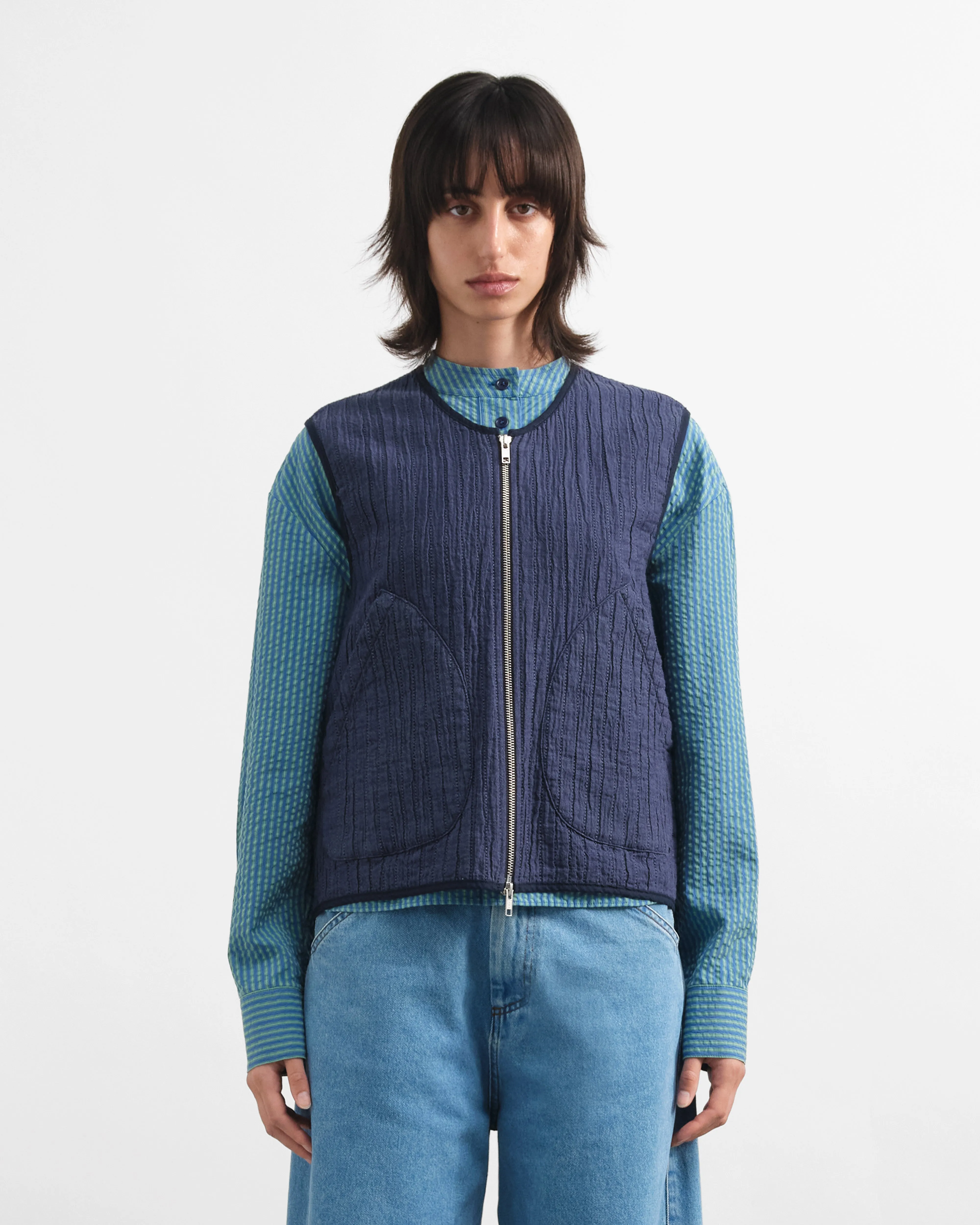 Jackie Gilet sold by YMC product image thumbnail 3