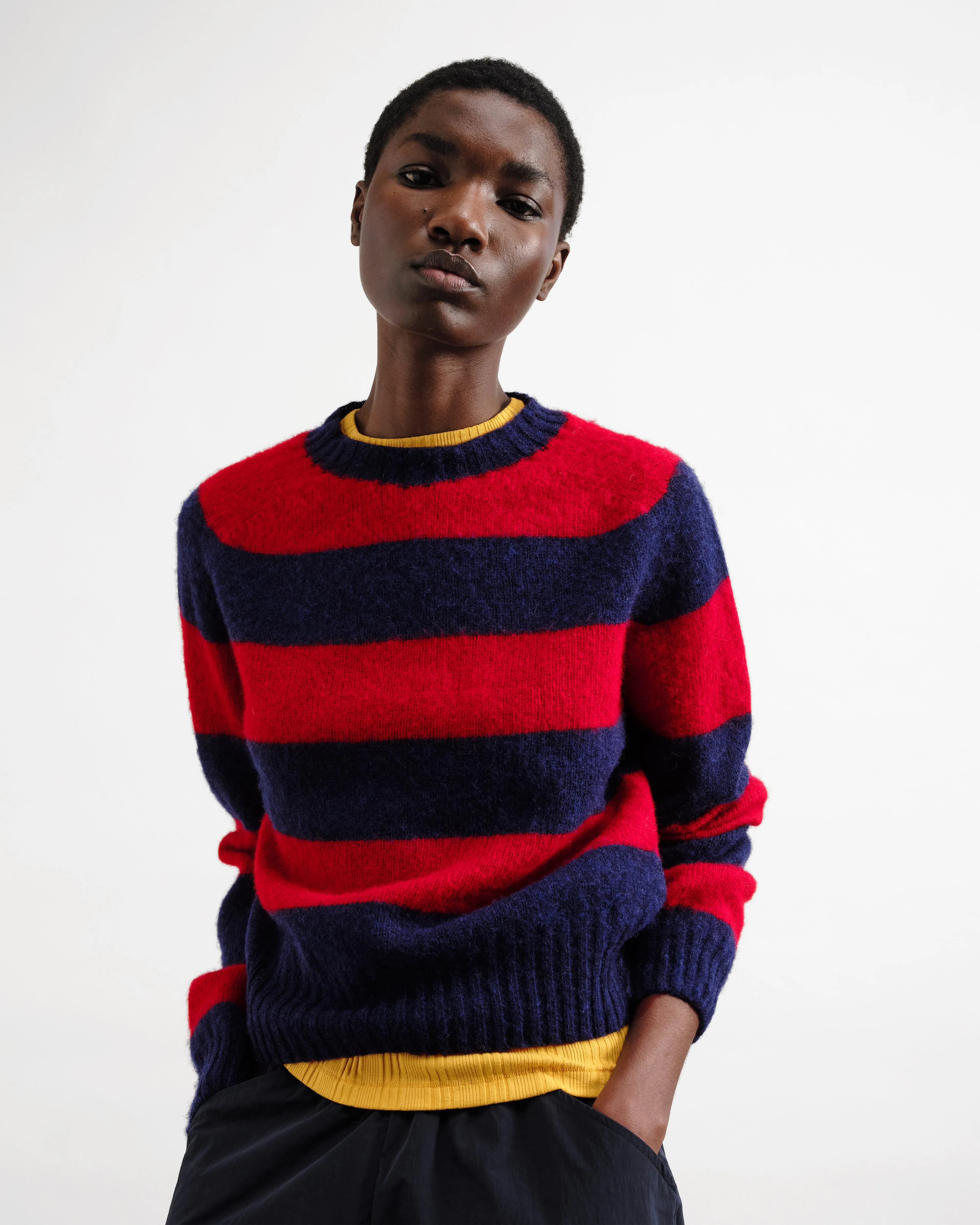 Jets Stripe Jumper sold by YMC product image thumbnail 5