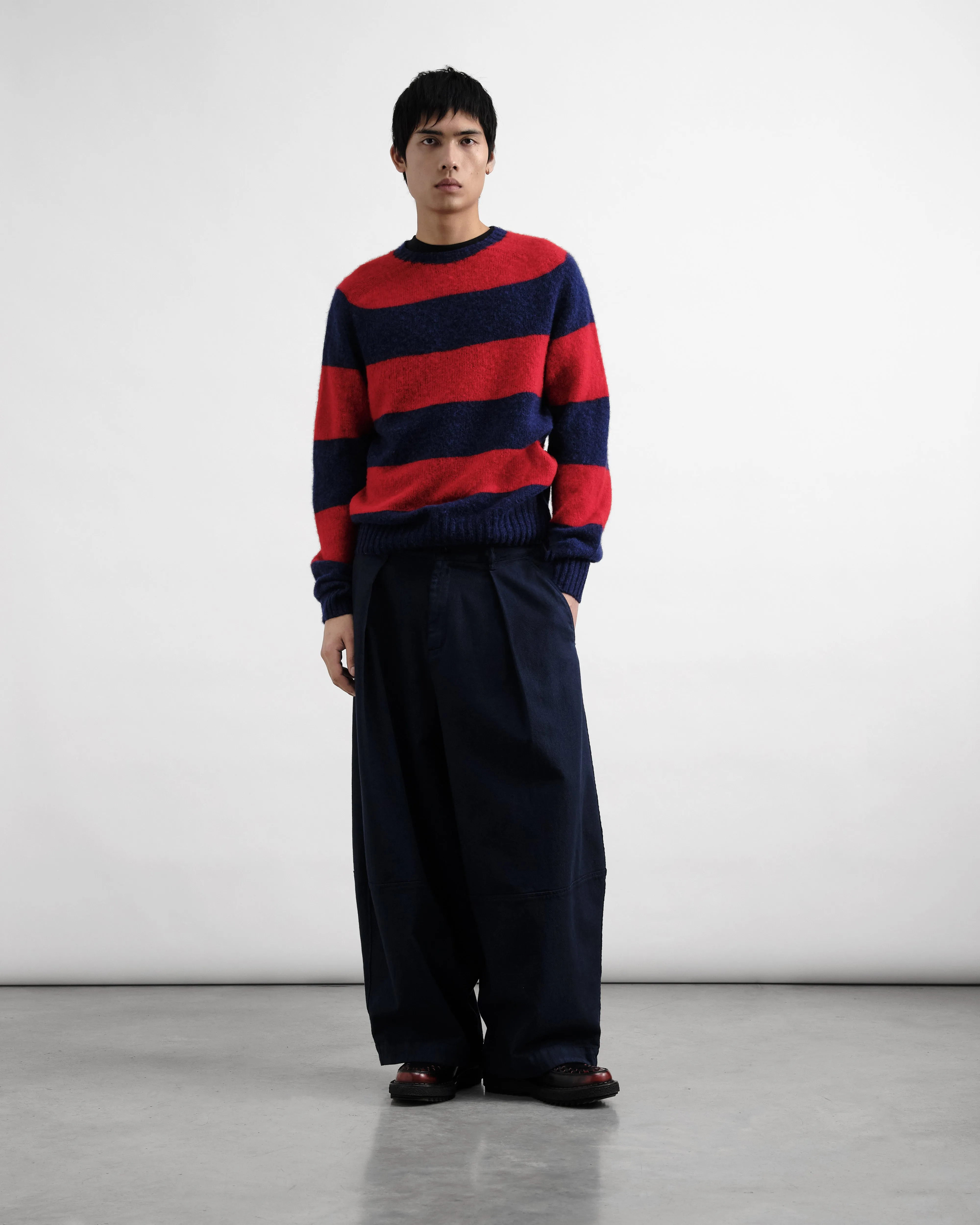 Suedehead Stripe Jumper sold by YMC product image thumbnail 2