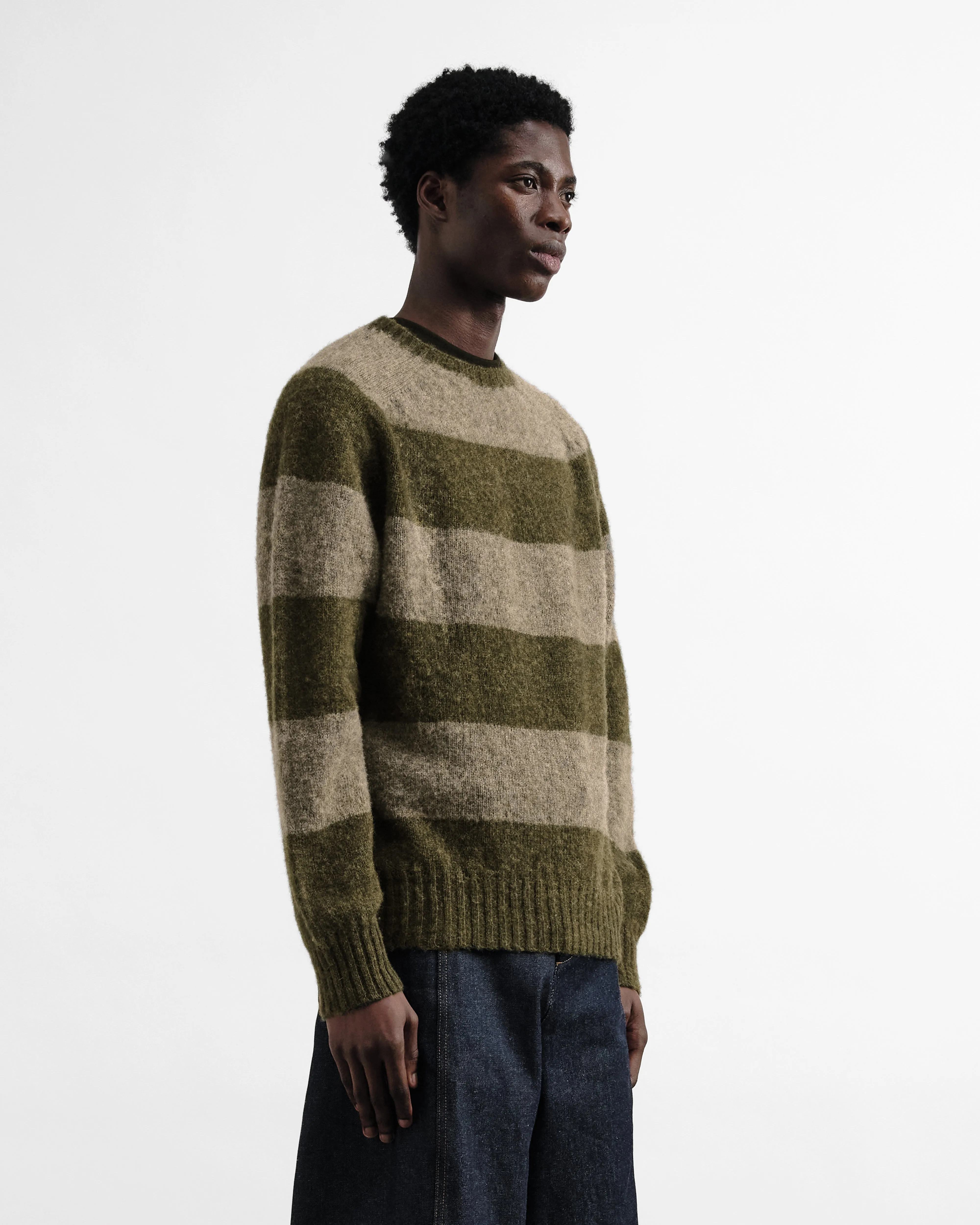 Suedehead Stripe Jumper sold by YMC product image thumbnail 3