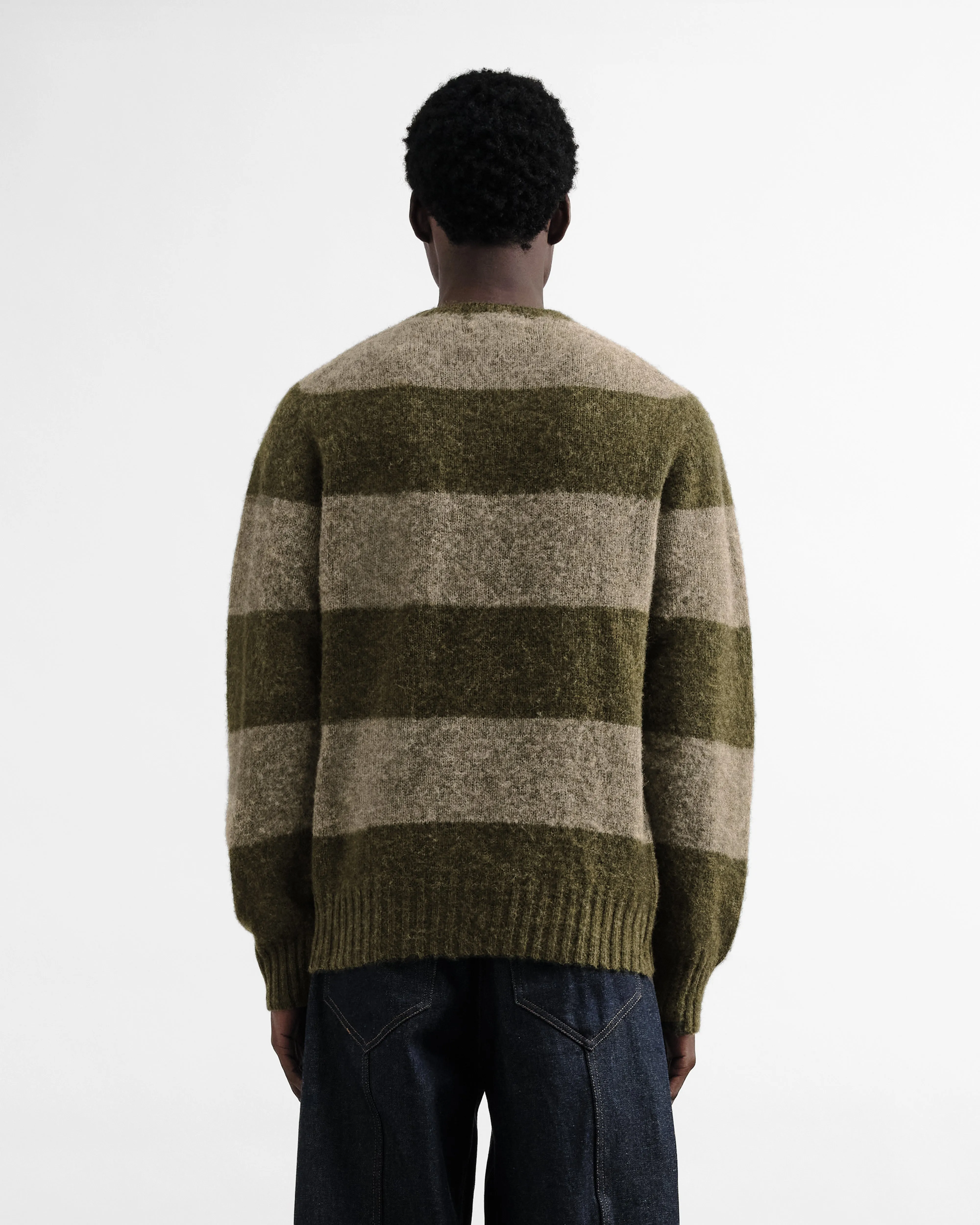 Suedehead Stripe Jumper sold by YMC product image thumbnail 4