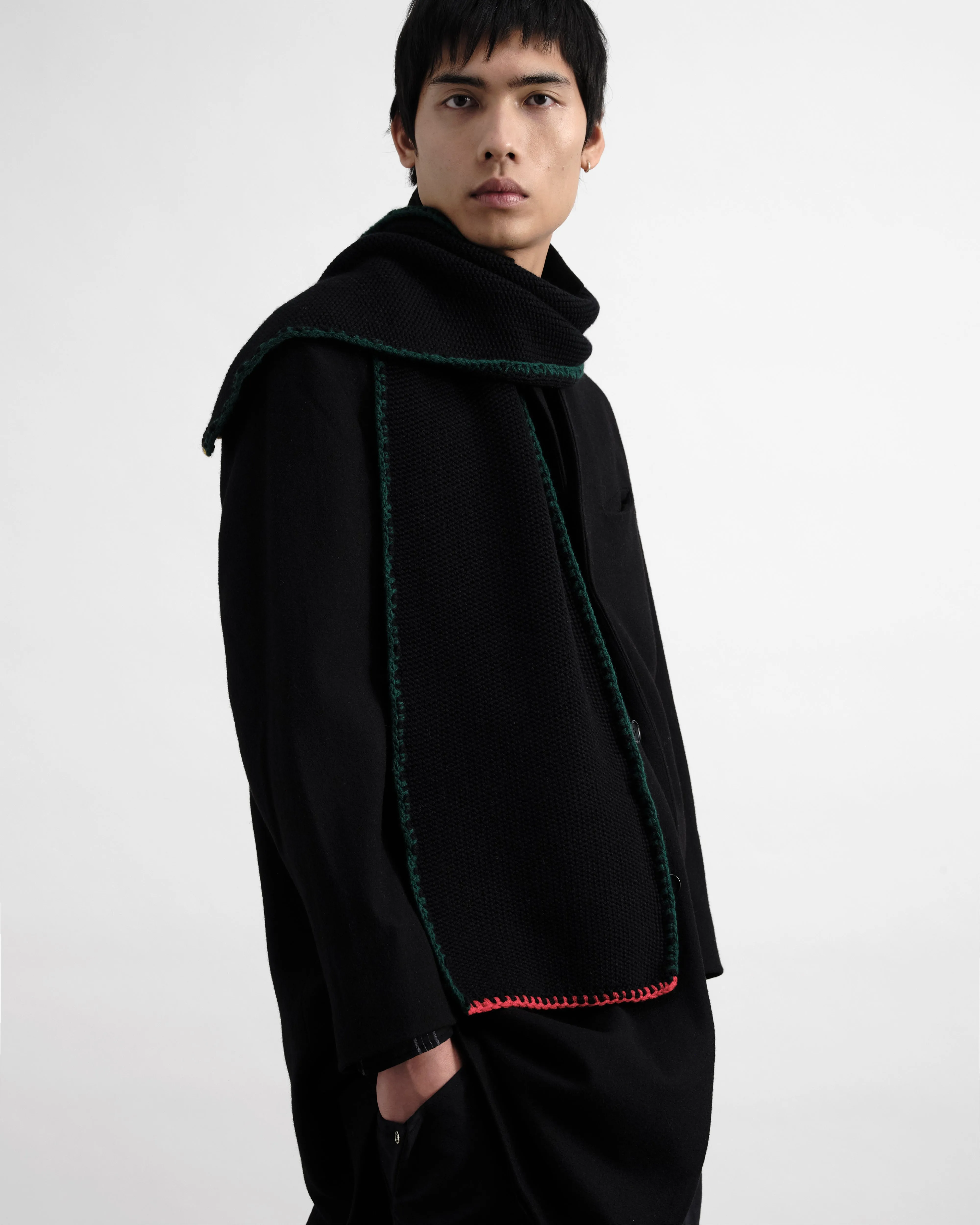 Blanket Stitch Scarf sold by YMC product image thumbnail 3