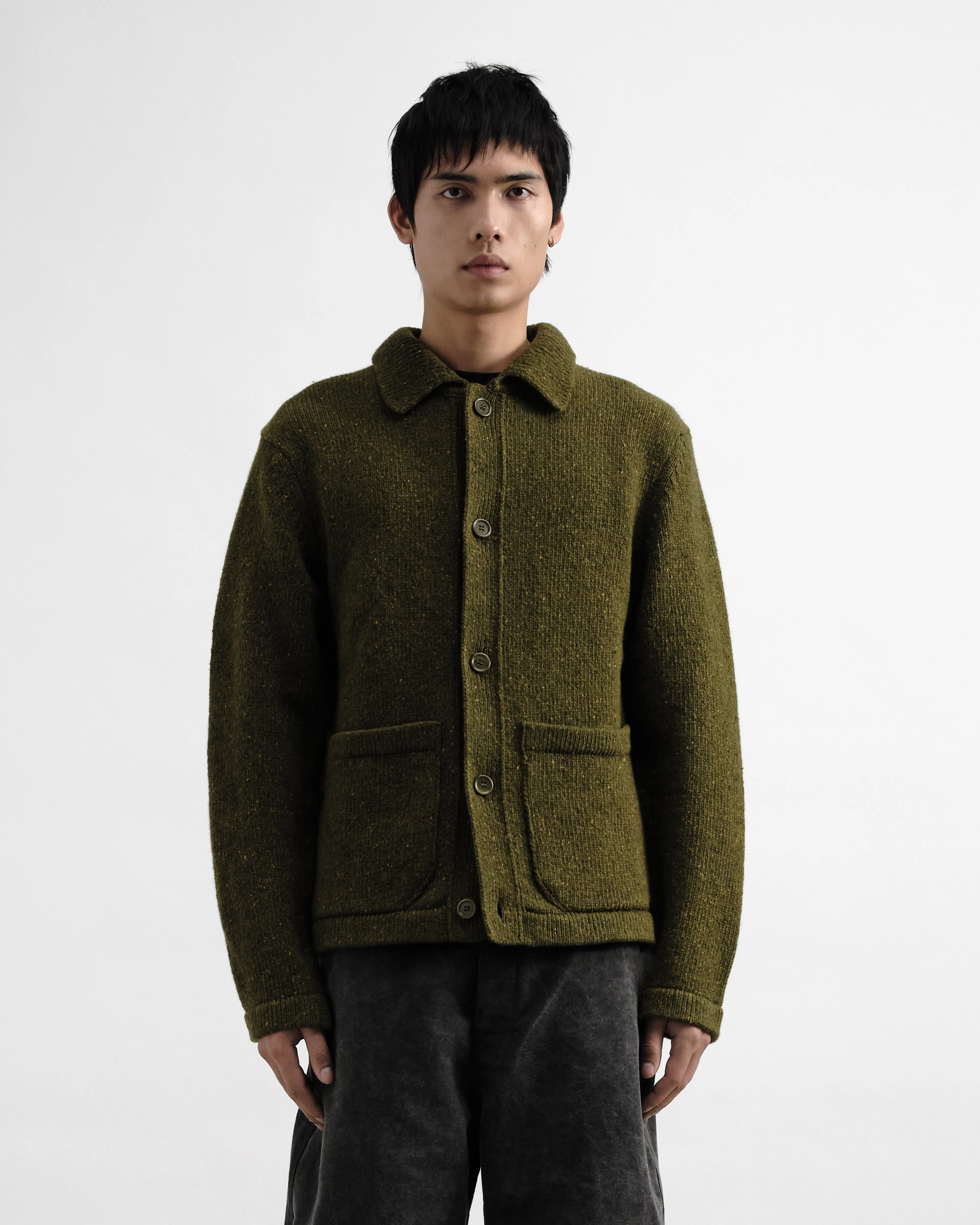 Baker Cardigan sold by YMC product image thumbnail 3