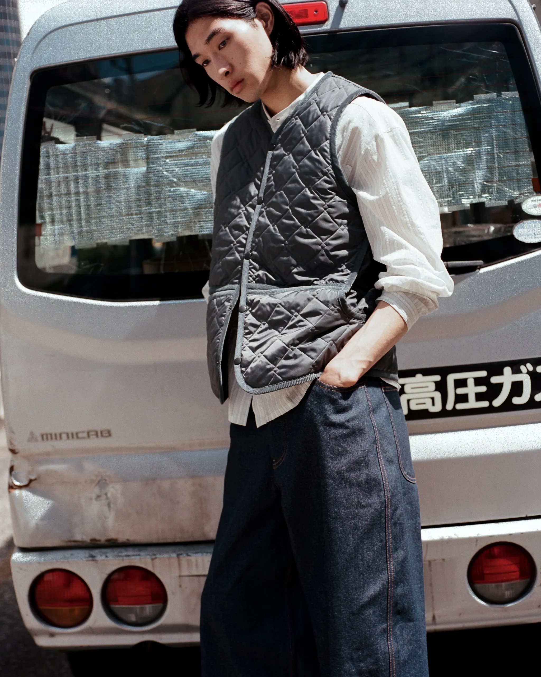 Redrafted Gilet sold by YMC product image thumbnail 3