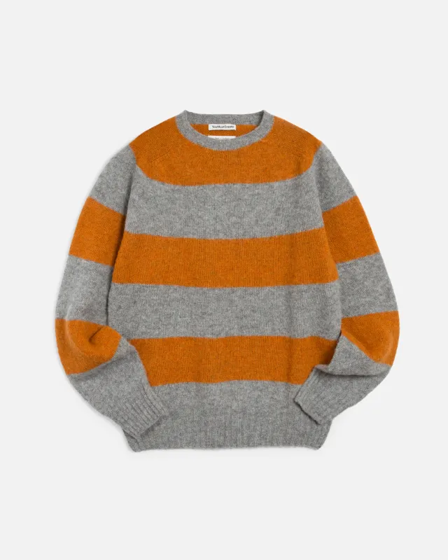 Suedehead Stripe Jumper sold by YMC