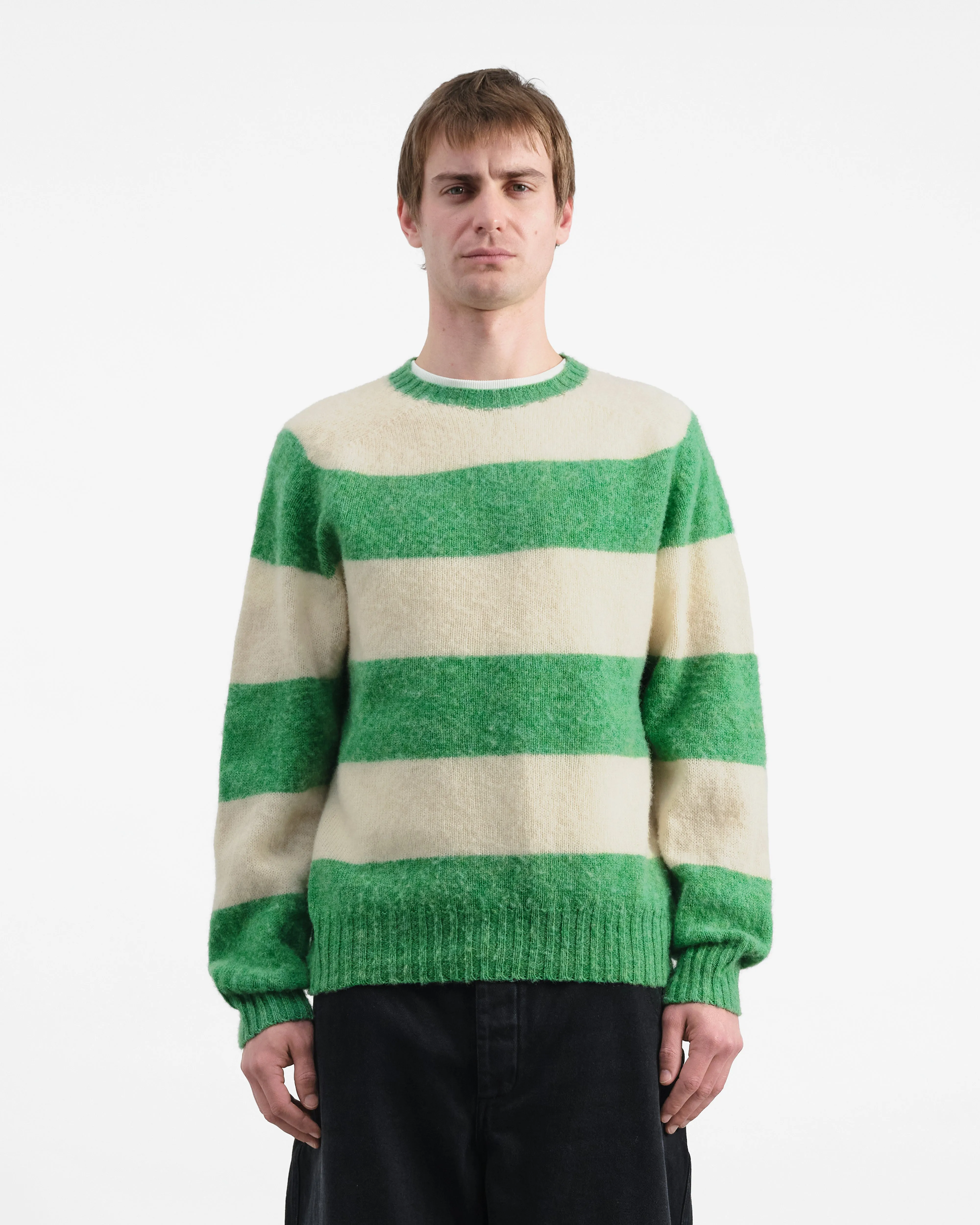 Suedehead Stripe Jumper sold by YMC product image thumbnail 2