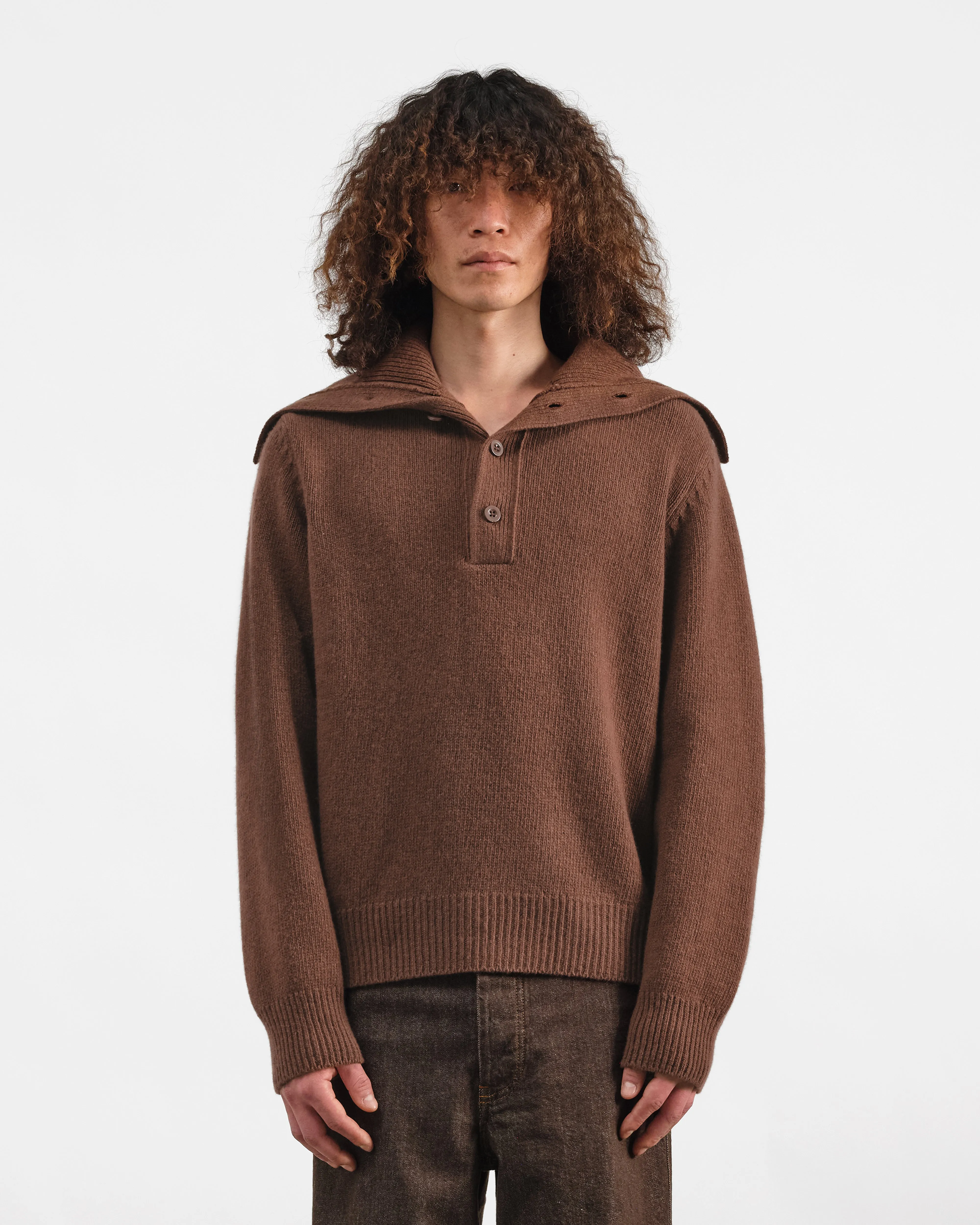 Runaway Neck Jumper sold by YMC product image thumbnail 3