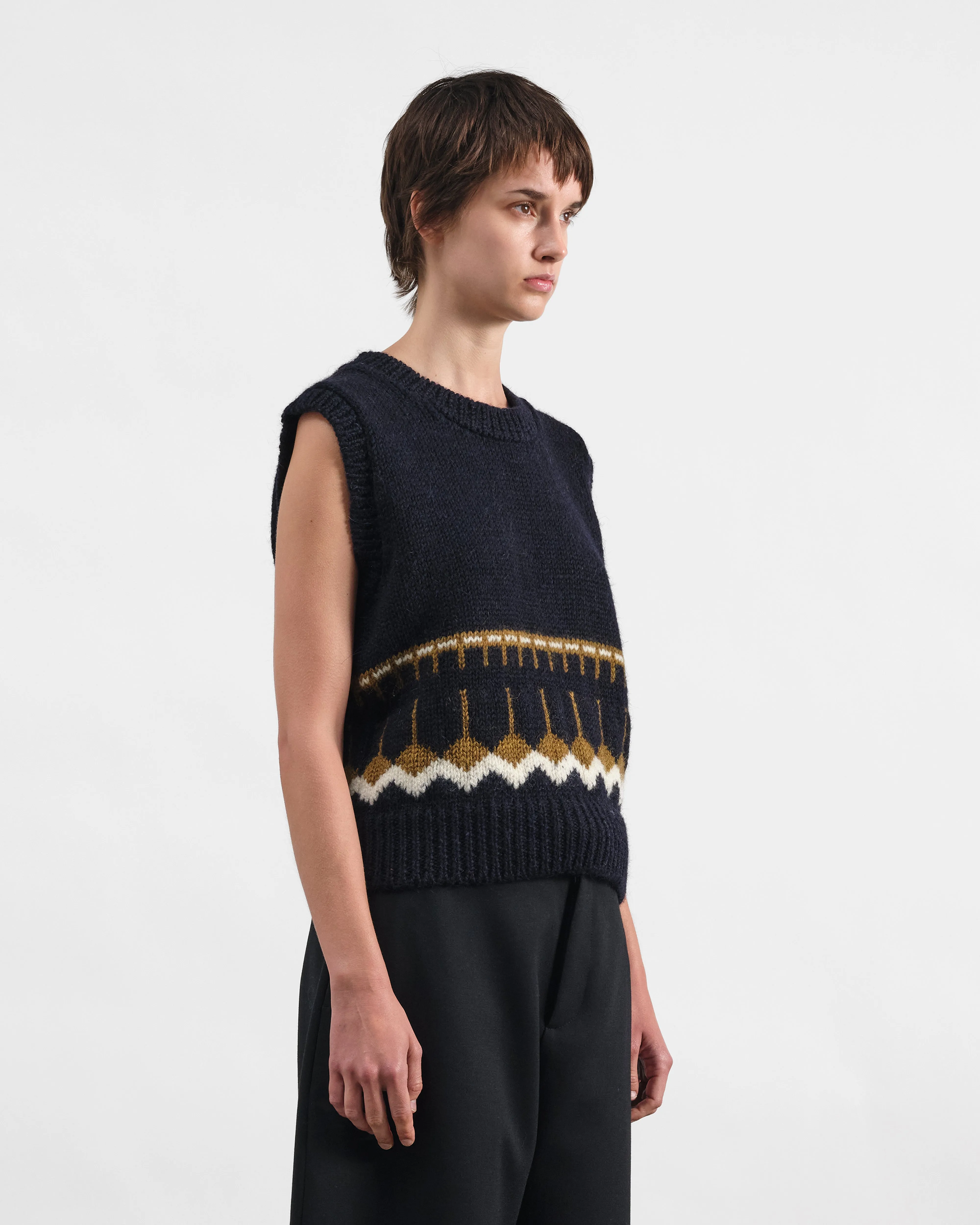 Coda Knit Vest sold by YMC product image thumbnail 3
