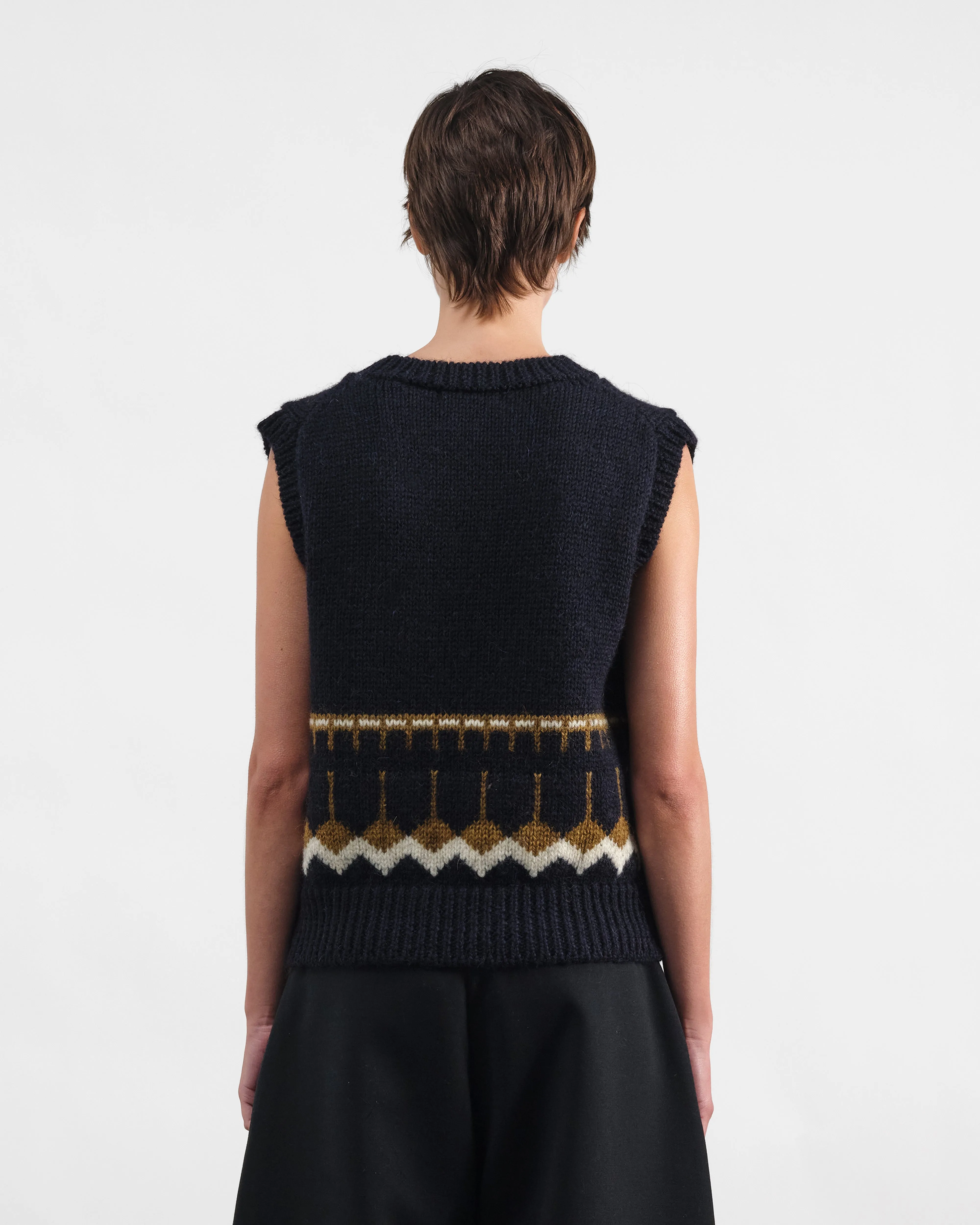 Coda Knit Vest sold by YMC product image thumbnail 4