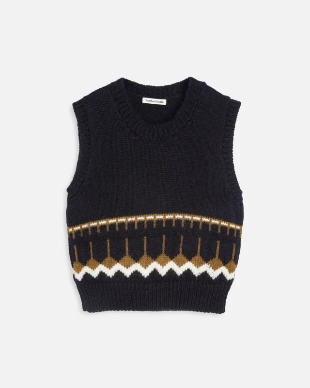 Coda Knit Vest made by YMC