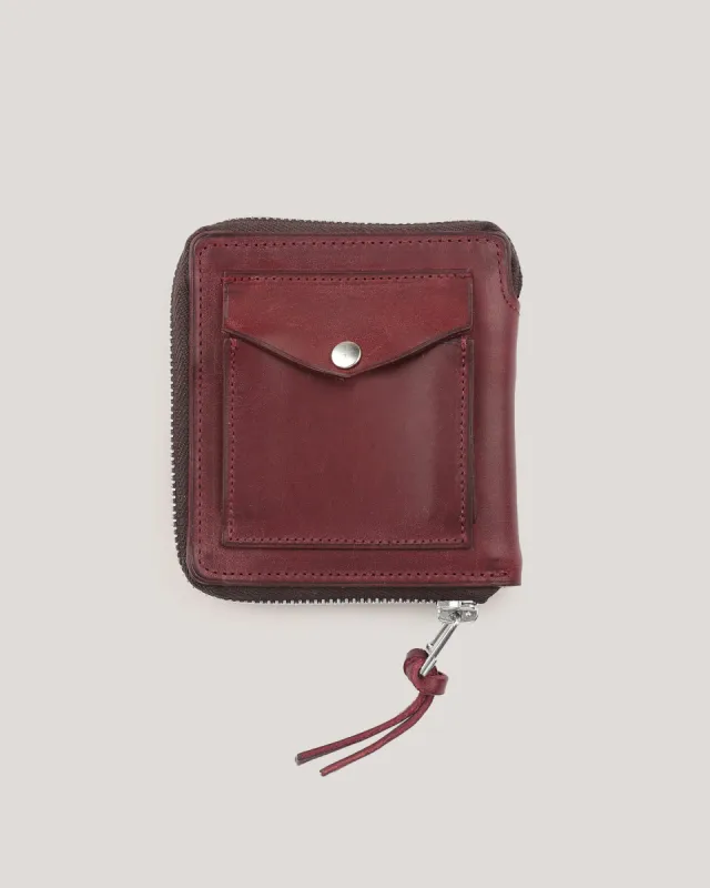 Zip Leather Wallet made by YMC
