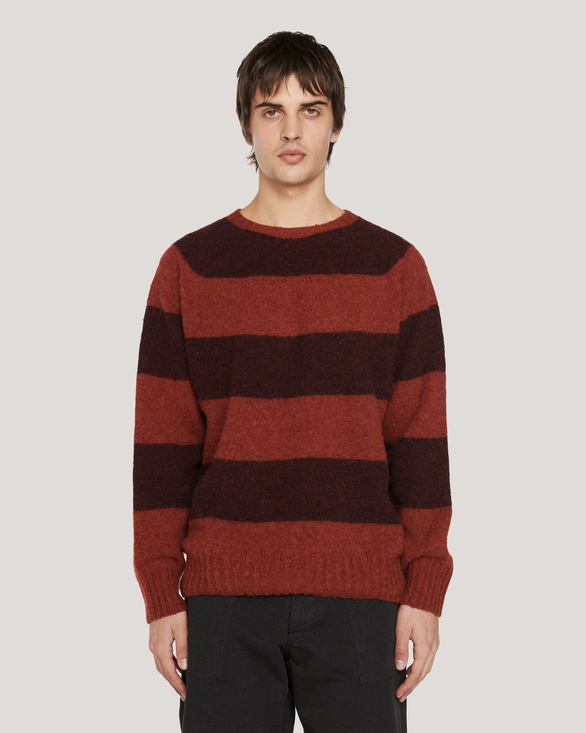 Suedehead Stripe Jumper sold by YMC product image thumbnail 3