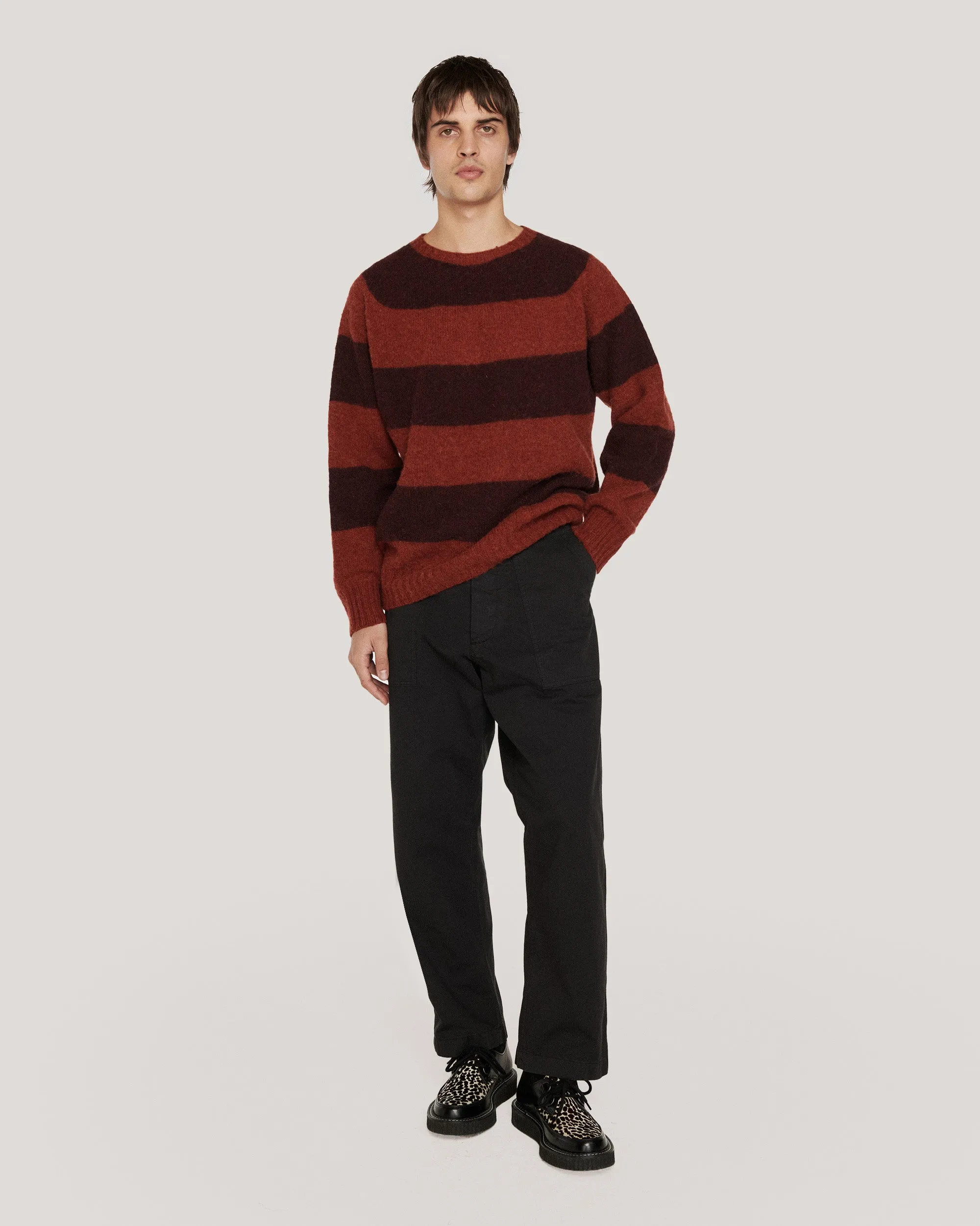 Suedehead Stripe Jumper sold by YMC product image thumbnail 2