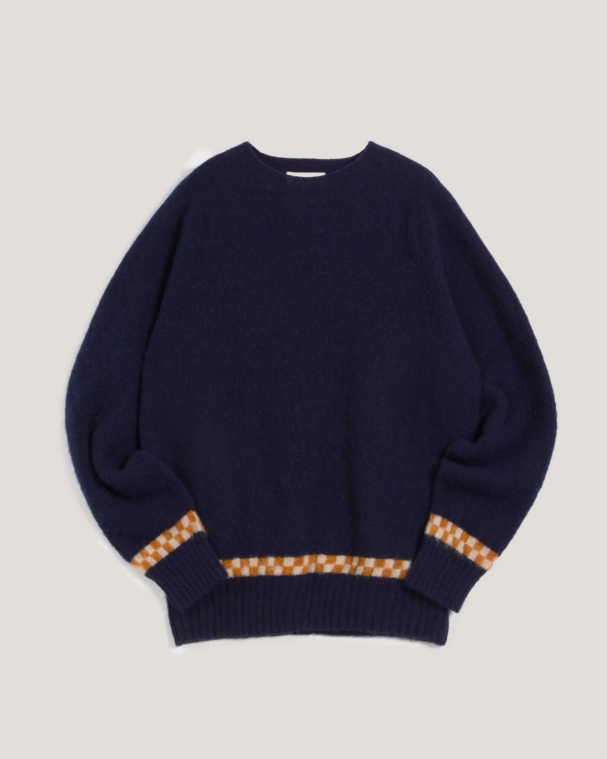 Suedehead Check Jumper sold by YMC