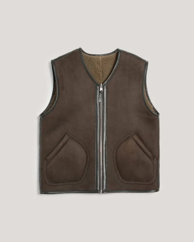 Jackie Reversible Gilet sold by YMC