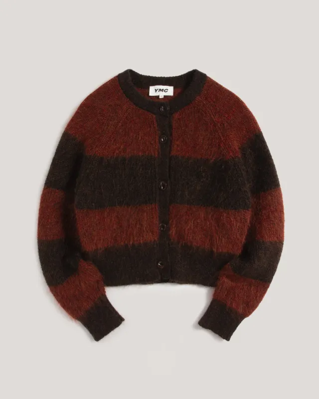 Foxtail Stripe Cardigan sold by YMC