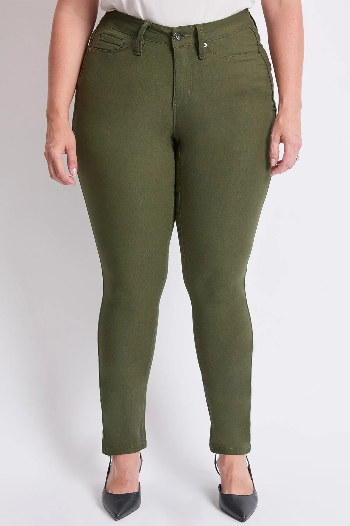 Women's Plus Size Hyperstretch Forever Color Skinny Pants ( 14W-24W) sold by YMI product image thumbnail 2