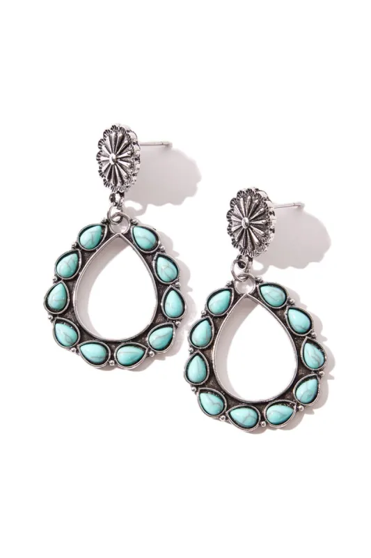 Faux Stone Statement Earrings sold by YMI