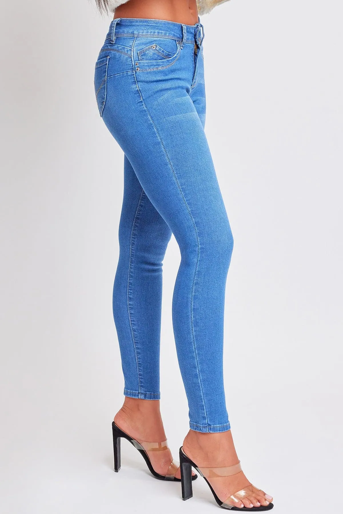 Women's Sustainable WannaBettaButt Skinny Jeans sold by YMI product image thumbnail 3