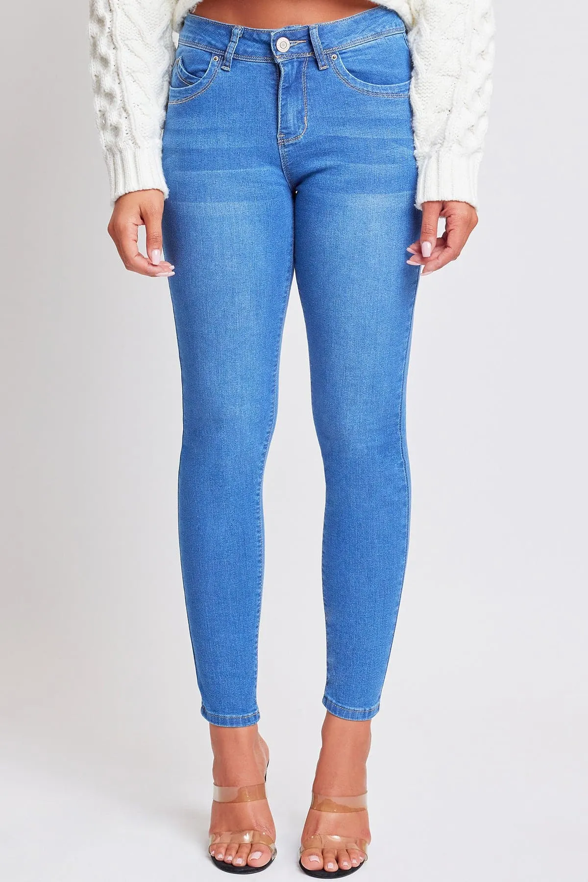 Women's Sustainable WannaBettaButt Skinny Jeans sold by YMI product image thumbnail 2