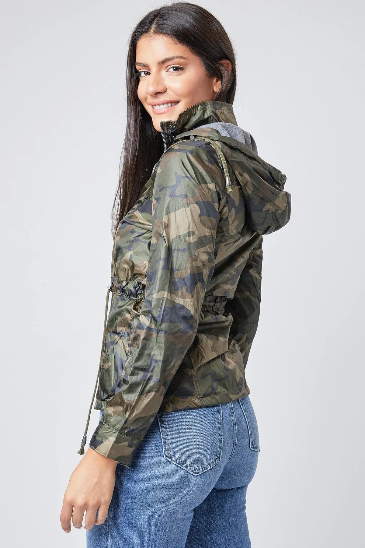 Women's Lightweight Windbreaker with Removable Hood Deal sold by YMI product image thumbnail 3