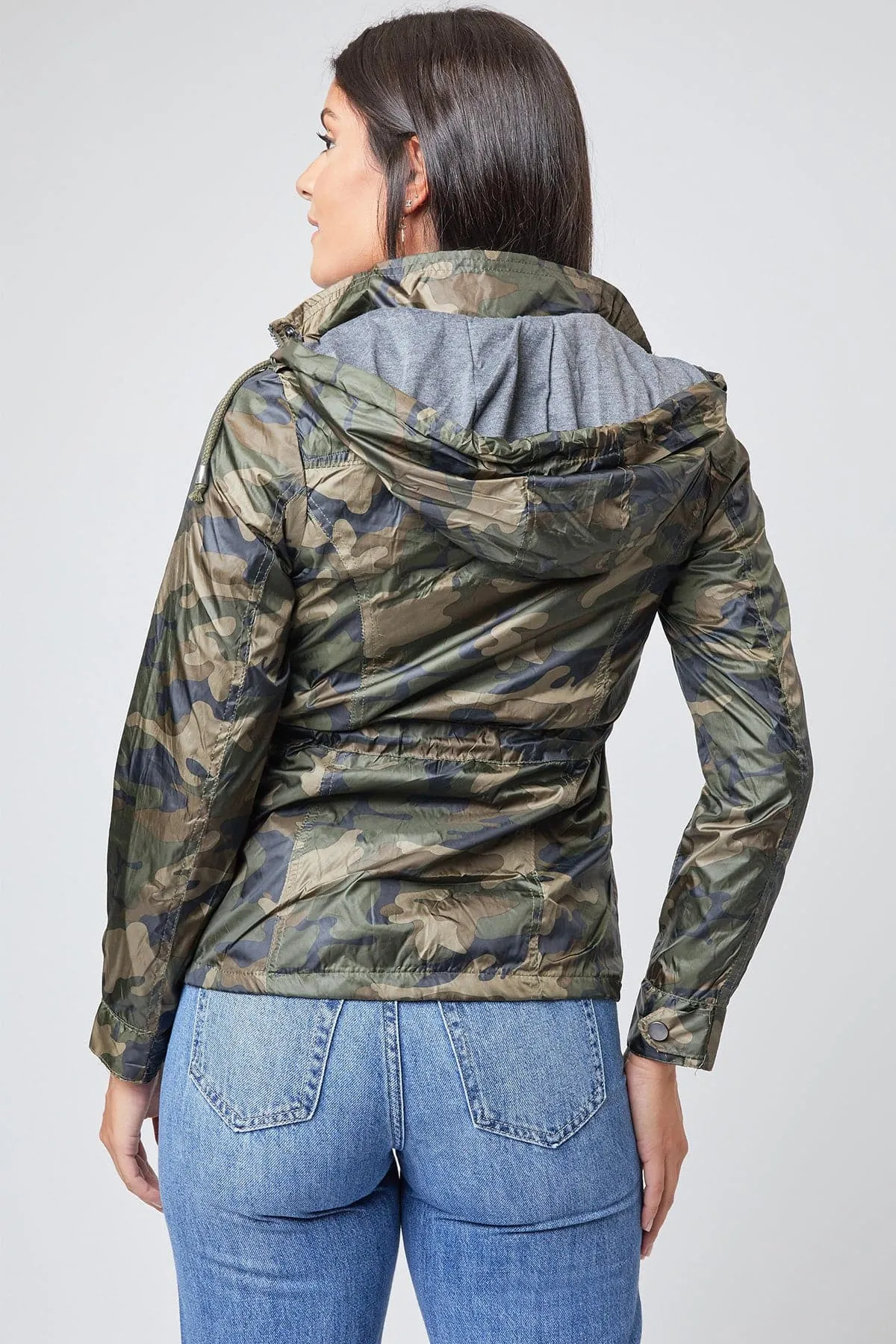 Women's Lightweight Windbreaker with Removable Hood Deal sold by YMI product image thumbnail 4