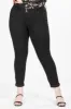 Women's Plus Size WannaBettaButt Optional Cuff Ankle Jeans sold by YMI