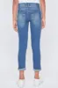 Girls Sustainable WannaBettaFit 2-Button Double Cuffed Skinny Jeans sold by YMI