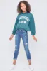 Girls Sustainable WannaBettaFit 2-Button Double Cuffed Skinny Jeans sold by YMI
