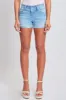 Women's WannaBettaButt 3 Button Cuffed Denim Shorts sold by YMI