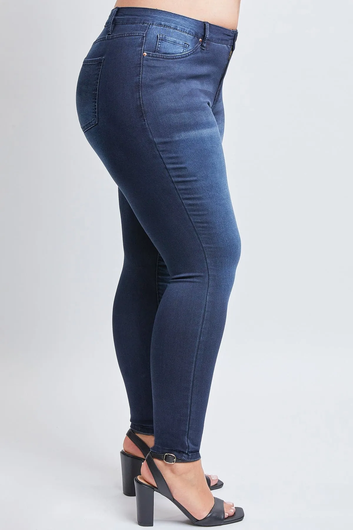 Women's Plus Essential HyperDenim Skinny Jeans sold by YMI product image thumbnail 3