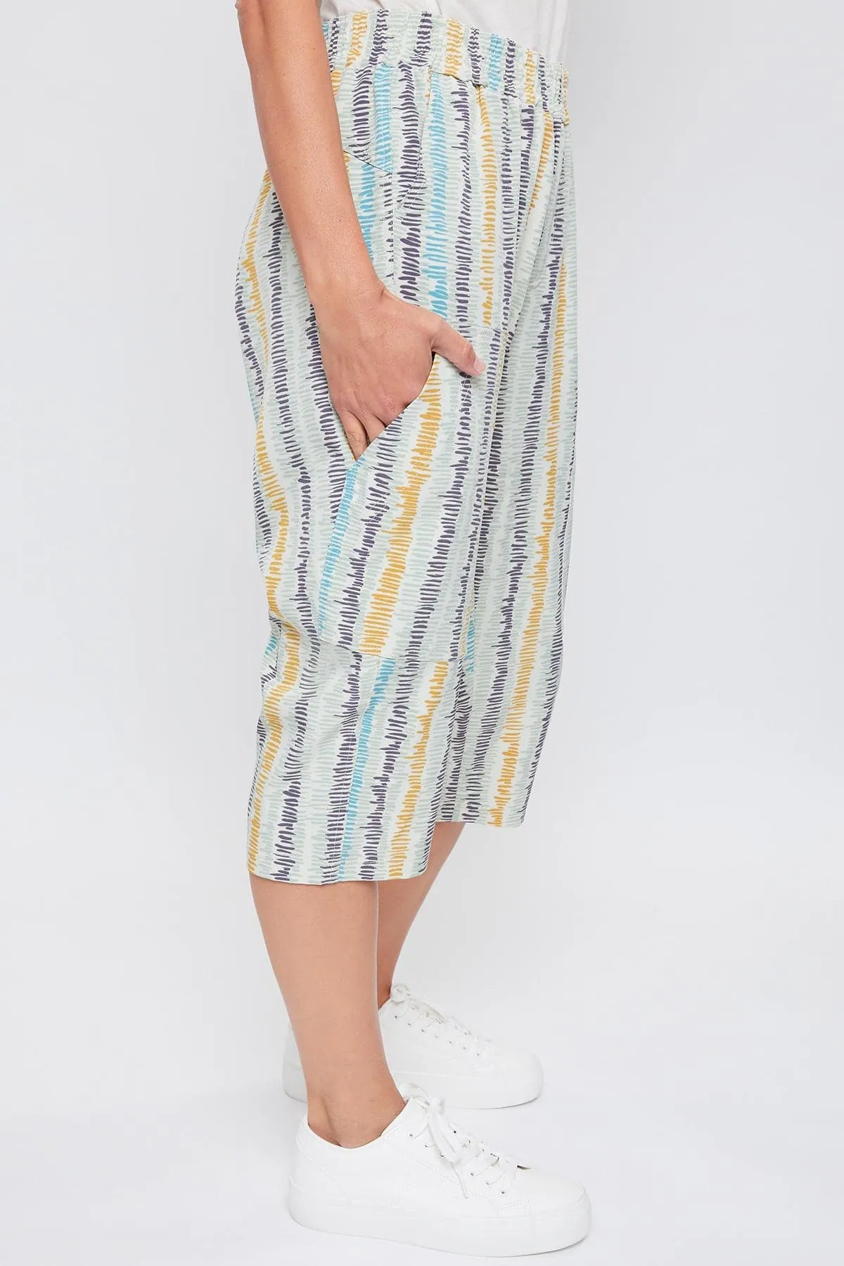 Women's Pull-On Capris With Big Pocket Detail sold by YMI product image thumbnail 2