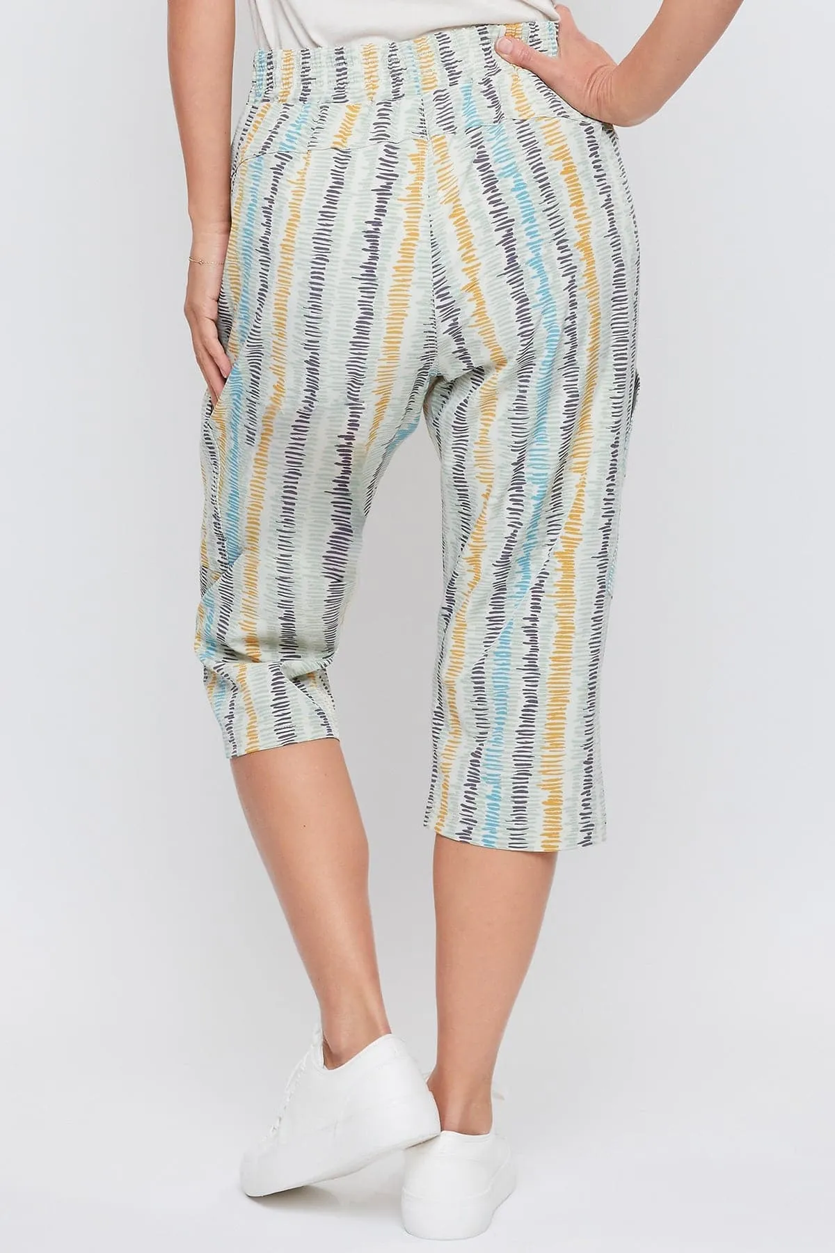 Women's Pull-On Capris With Big Pocket Detail sold by YMI product image thumbnail 5