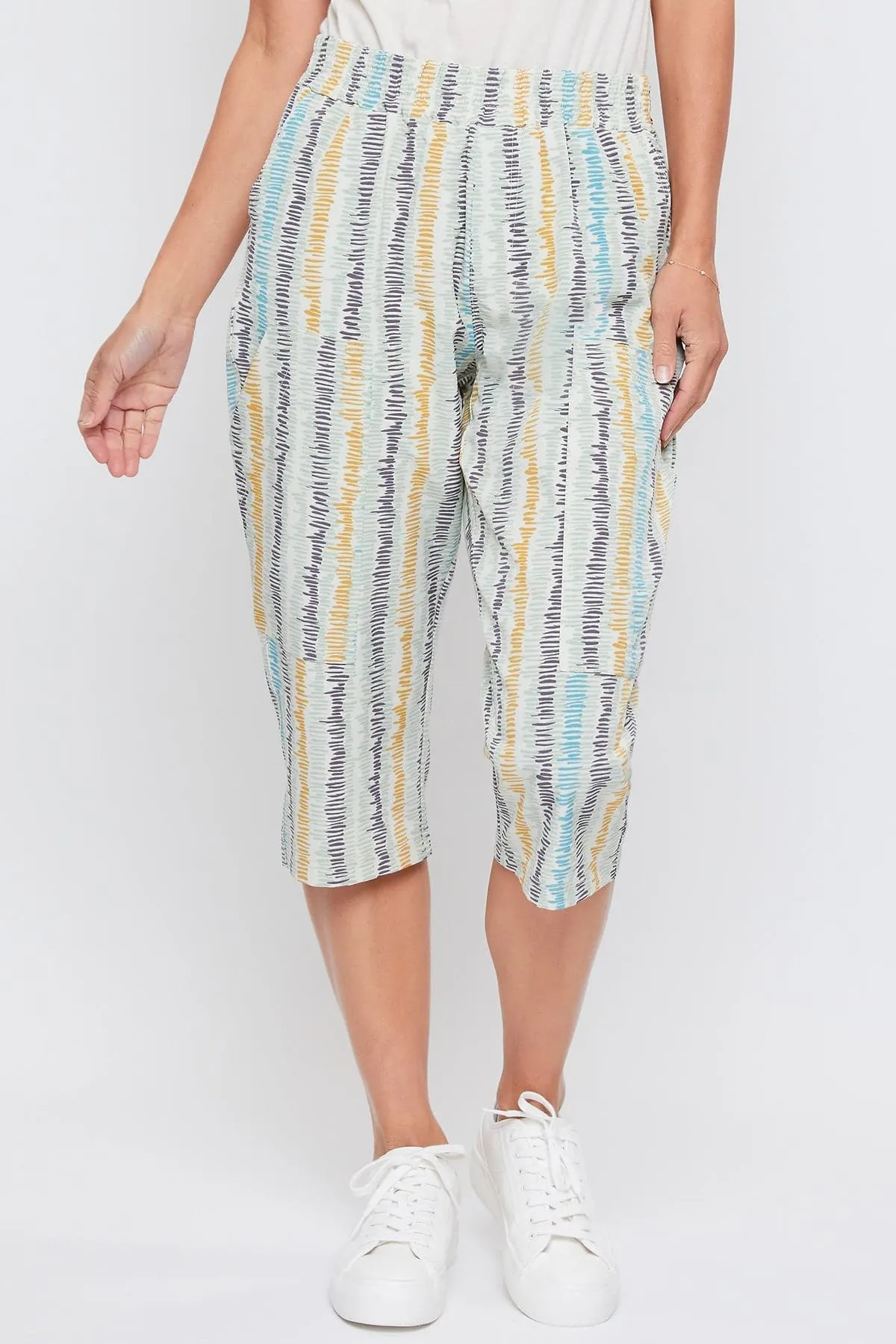 Women's Pull-On Capris With Big Pocket Detail sold by YMI product image thumbnail 3