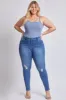 Women's Plus Essential Skinny Jeans sold by YMI