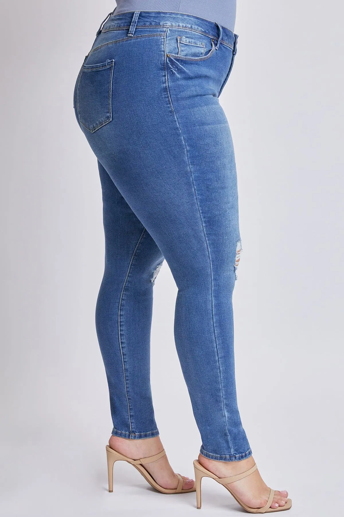 Women's Plus Essential Skinny Jeans sold by YMI product image thumbnail 5