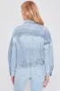 Rubi's Pick - Women's 80's Style Denim Jacket With Elastic Hem sold by YMI
