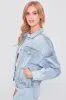 Rubi's Pick - Women's 80's Style Denim Jacket With Elastic Hem sold by YMI